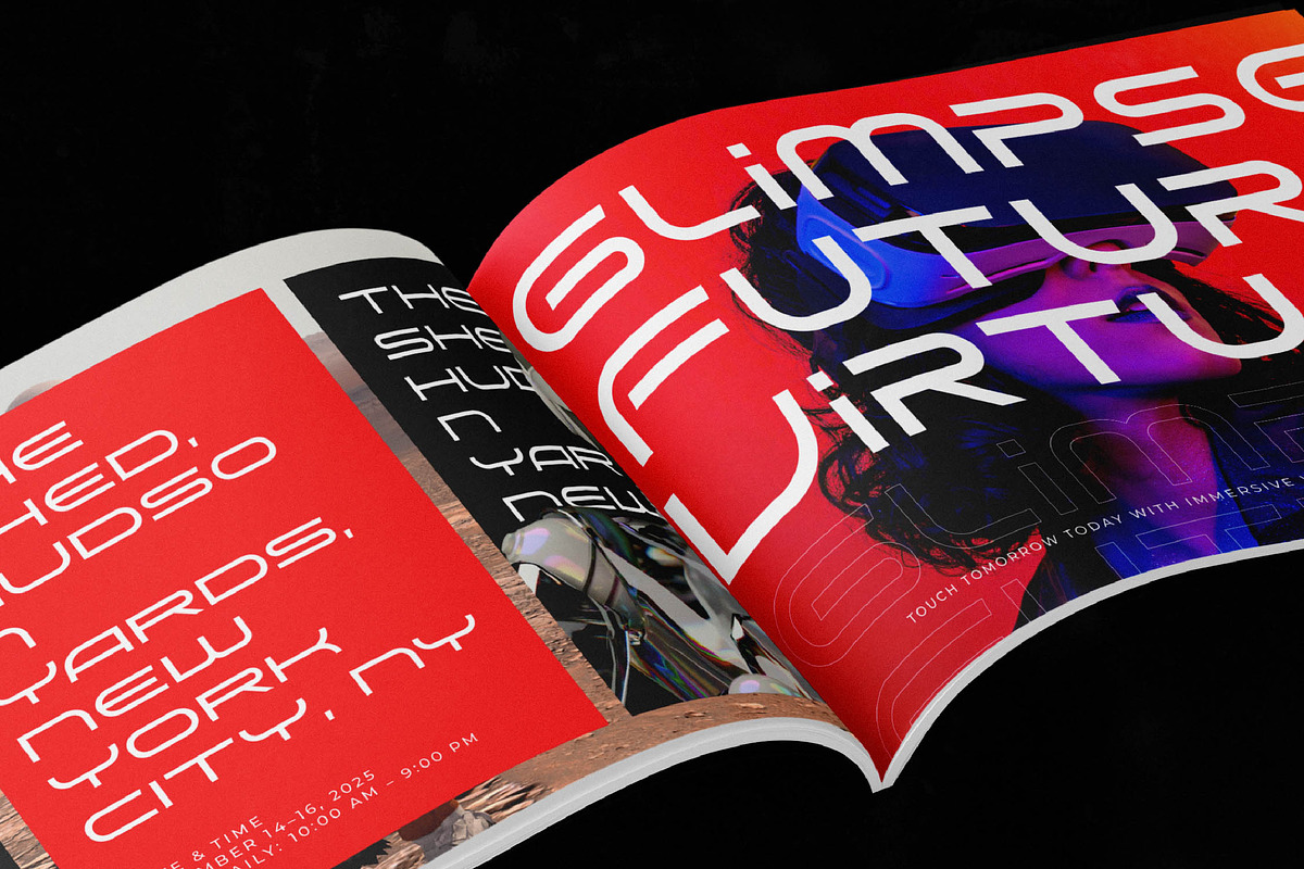 Hyper Vortex Futuristic Display, a Sans Serif Font by timelesstype.co (Photo 10 of 20)