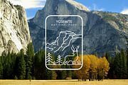8 National Park Line art badges, an Object Graphic by Zakazis (Thumbnail 3 of 7)