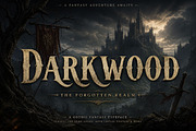Darkwood, a Blackletter Font by Wow Magic (Thumbnail 2 of 4)