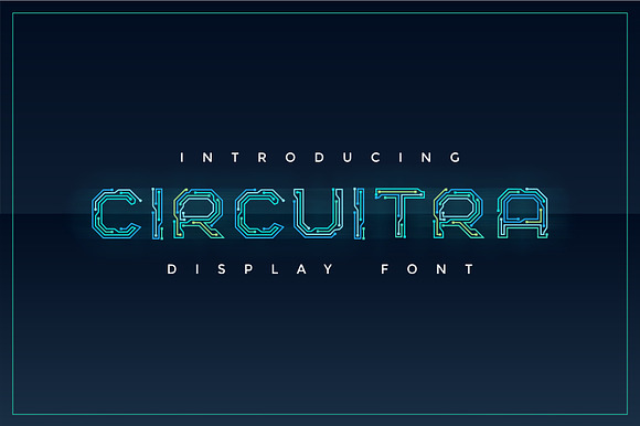 Circuitra Color Font preview 7