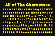 CS Shelton Drawn, a Sans Serif Font by Craft Supply Co. (Thumbnail 8 of 8)