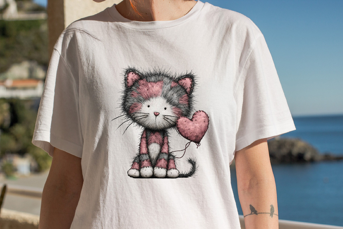 Whimsical Valentine Baby Animals Cli, an Illustration by SVGArt (Photo 7 of 7)