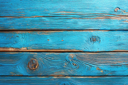 Rustic blue painted wood texture creating a vibrant and inviting background for, a Background Photo by AlyaAnd