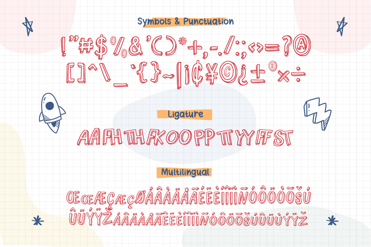 Qabil - Outline Typeface, a Font by Typefactoryco (Photo 3 of 8)