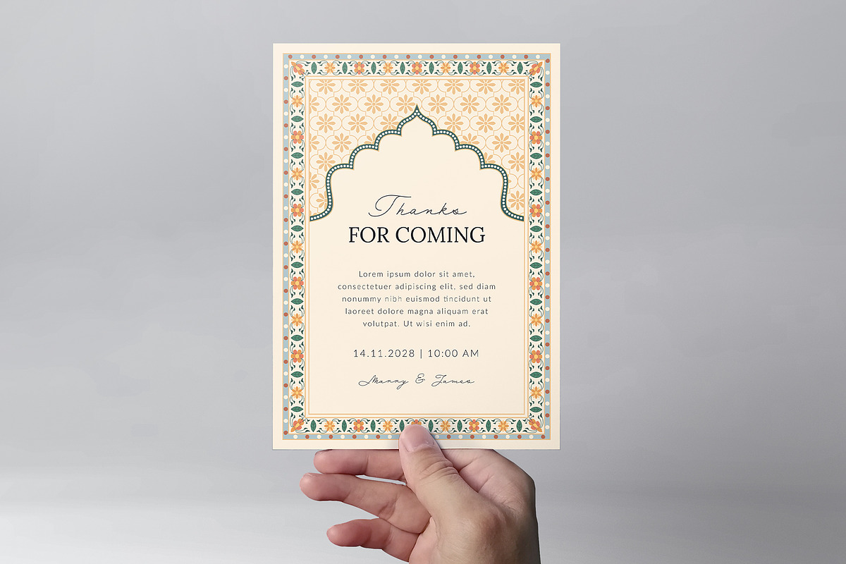 Indian Wedding Invitation Templates, an Invitation Template by BrandPacks (Photo 1 of 6)