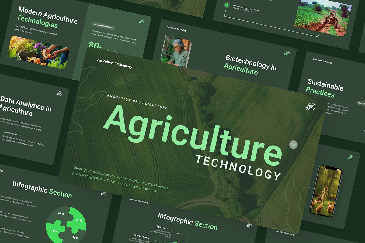 Agriculture Techno, a Presentation Template by SquidPixey (Photo 5 of 6)