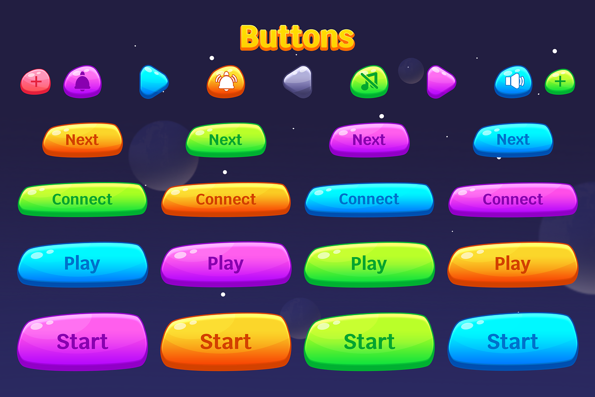 Space Word, Game UI, Mobile Casual, an Object Graphic by KartInnka (Photo 3 of 19)