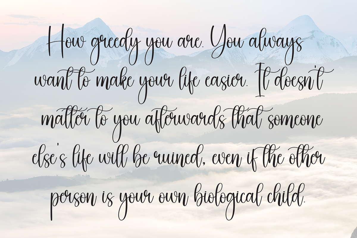 Sometimes | Script Font, a Handwritten Font by Scratchones (Photo 6 of 9)
