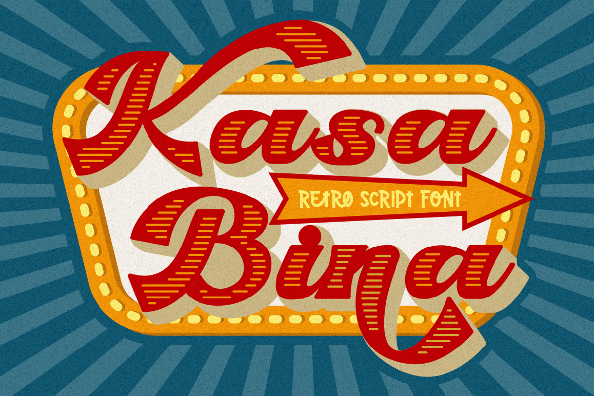 Kasabina - Groovy Script Font, a Font by PutraCetol Studio (Photo 1 of 11)