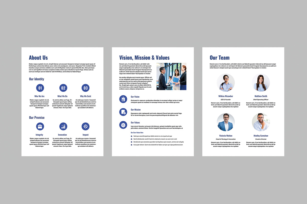 Company Profile Ebook for Businesses, an UI Kit Template by MightyDesign (Photo 3 of 10)