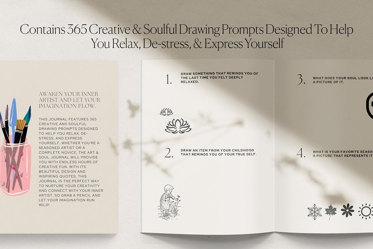The Drawing Journal Canva Template, a Presentation Template by HelloKarla (Photo 2 of 7)