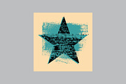 Grunge Stars abstract background set, a Decorative Illustration by PoPaShop (Thumbnail 6 of 9)