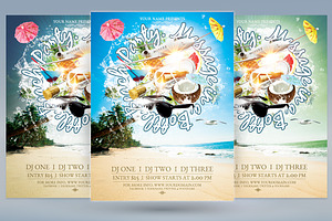 Beach Party Flyer