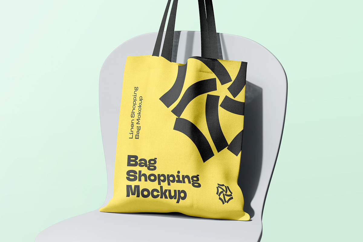 Shopping Bag Mock-up, a Merchandise Mockup by Yogurt86 (Photo 5 of 8)