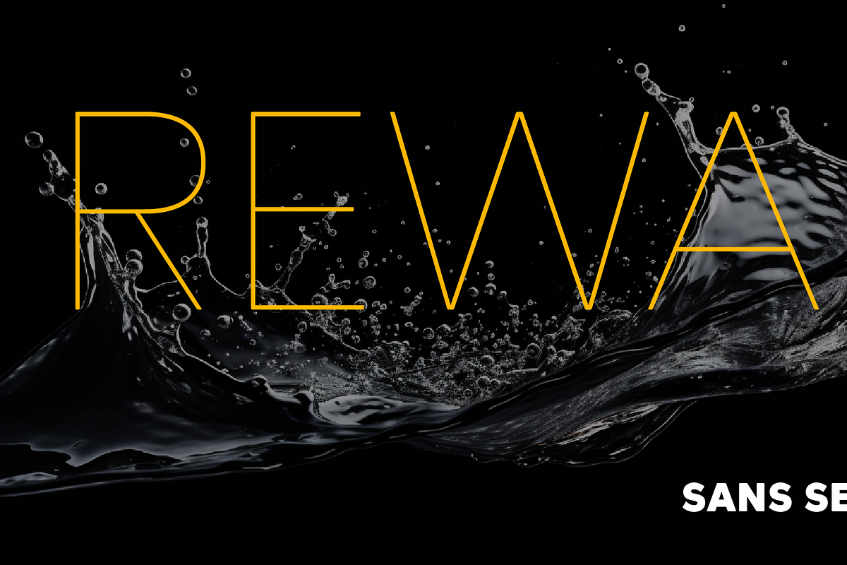 Rewalt Font Family, a Sans Serif Font by NicolassFonts (Photo 1 of 5)