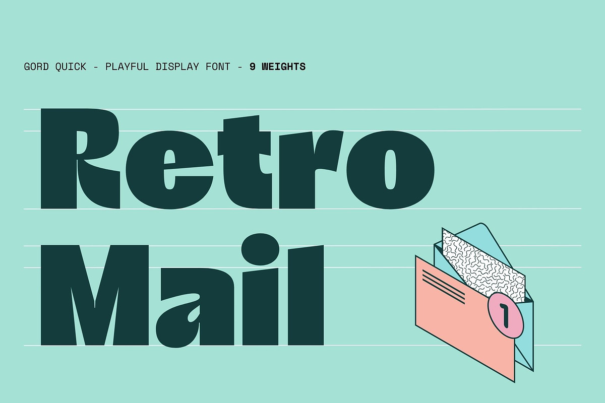 Gord Quick - Display Font, a Sans Serif Font by Nirmana Visual (Photo 5 of 8)