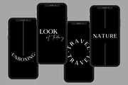 Black Instagram Highlight Covers, a Social Media Template by Boltik Studio (Thumbnail 5 of 7)