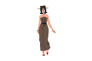 Fashion model wearing stylish, an Object Illustration by pikepicture