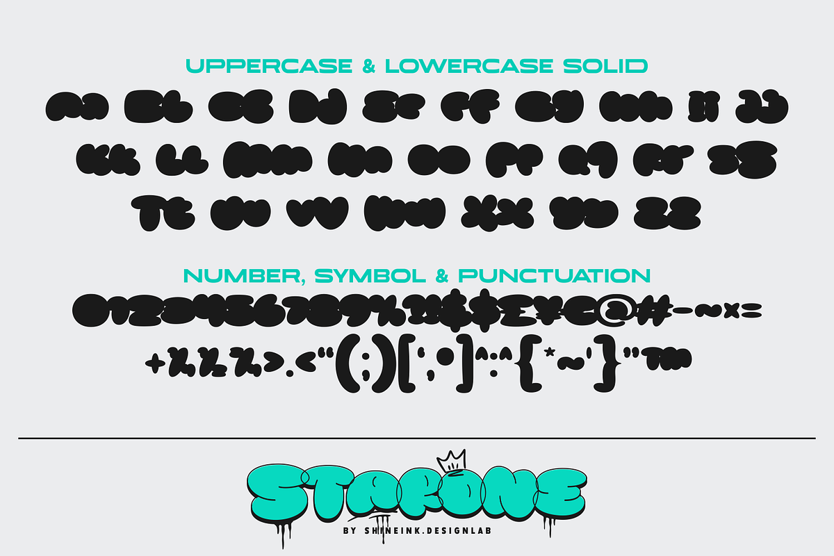 Starone, a Font by shineink.designlab (Photo 9 of 10)