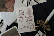 SAVE THE DATE Hand drawn Italian, an Invitation Template by Ivyandpalette (Thumbnail 14 of 18)