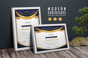 180. Modern Certificate Template