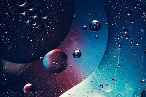 Abstract bubble background
