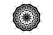 Black and White Mandala Patterns Set, a Decorative Illustration by NJ Himel (Thumbnail 49 of 101)
