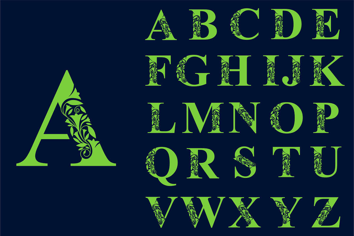 alphabets A to Z  design vector, a Branding & Logo Template by BARONSTD (Photo 1 of 4)