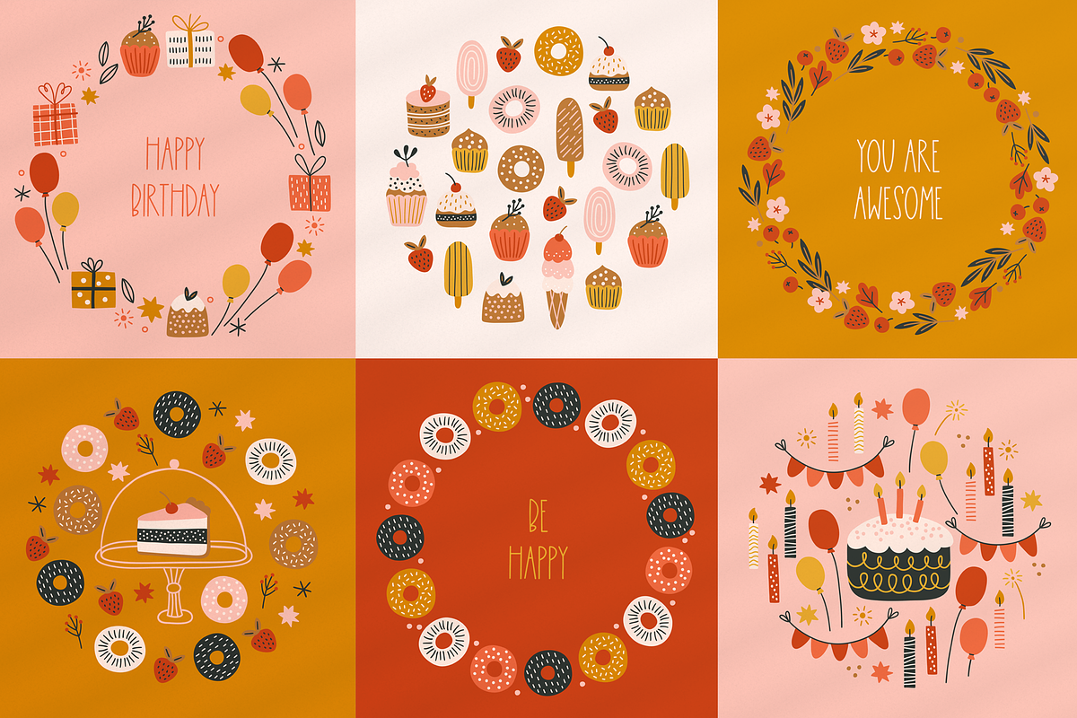 Happy Birthday Kit, a Decorative Illustration by miumiu (Photo 12 of 16)