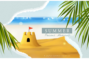 Dreamy Summer Memory Template, a Marketing Template by TotallypicRF