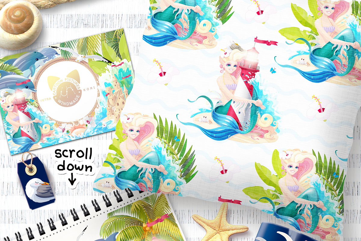 vector SET Sea dream, an Animal Illustration by WINDmade (Photo 10 of 10)