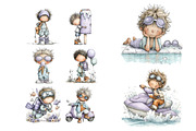 Storybook Beach Boy PNG, a Seasonal Illustration by Nicolle's Colorful Art (Thumbnail 4 of 4)