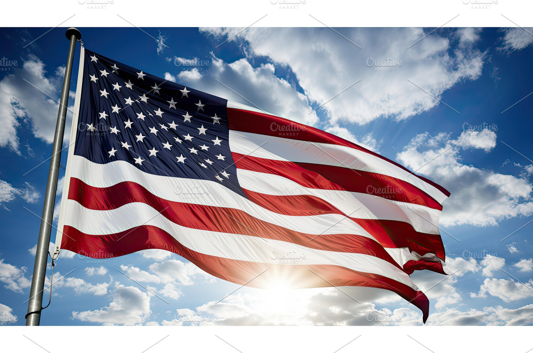 america star with stripes ai, a Background Photo by pikepicture