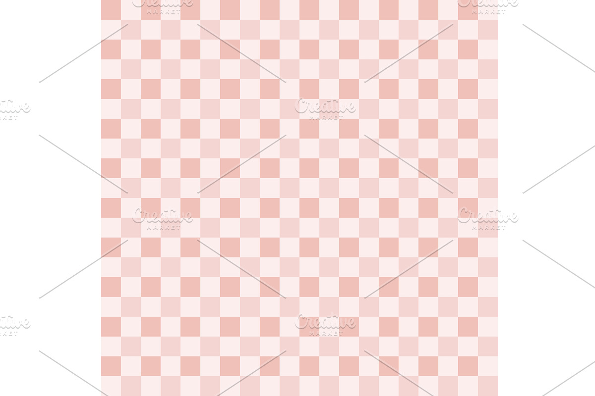 Pink checkered seamless pattern, an Object Illustration by Toltemara