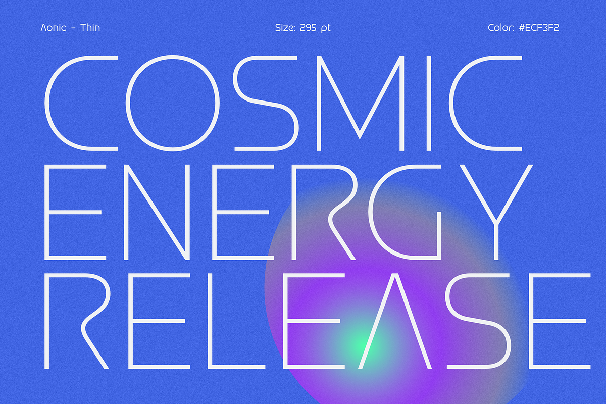 Aonic - Geometric Logo Typeface, a Sans Serif Font by Sign Studio (Photo 7 of 15)