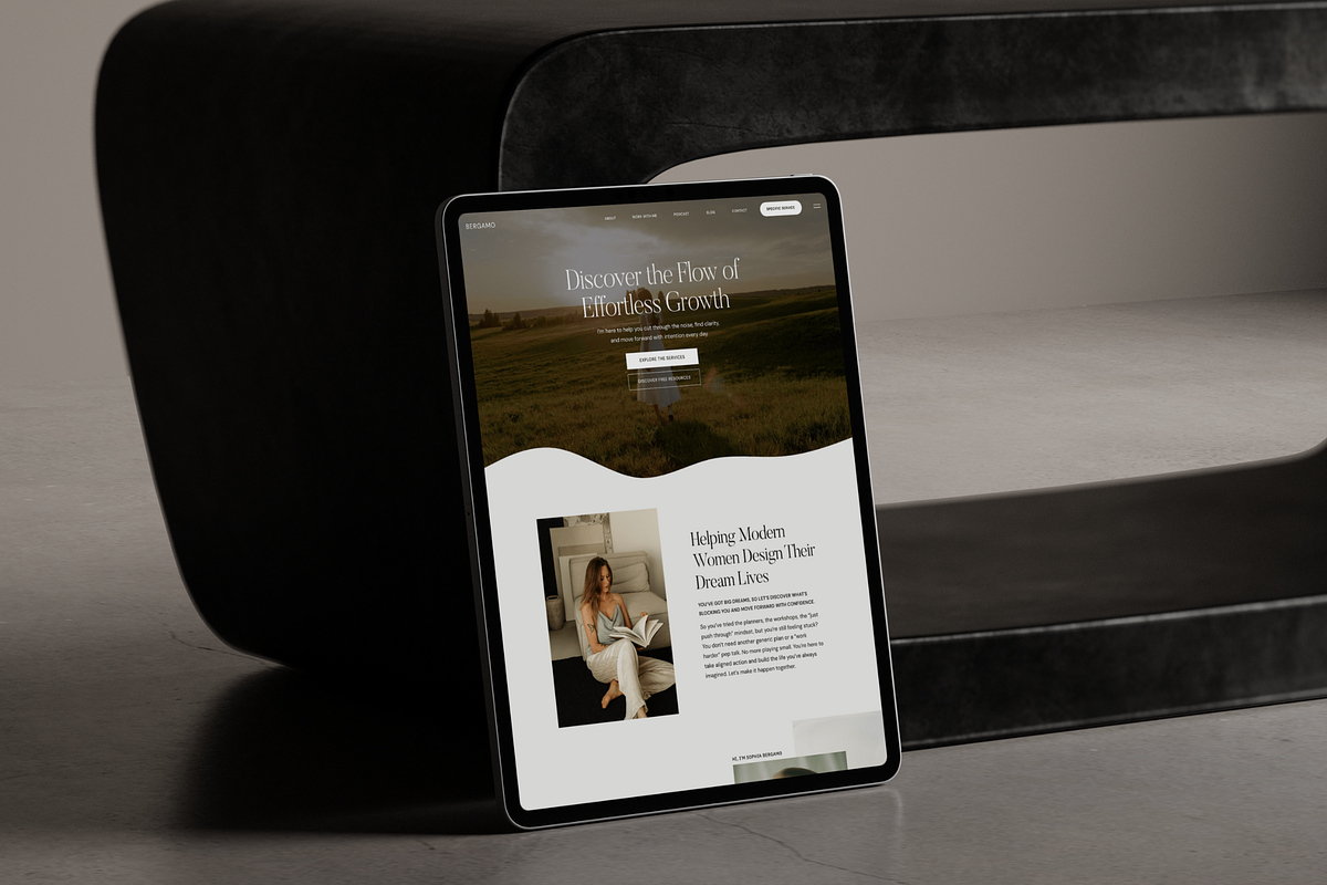 Showit Website Template | Bergamo, a Websites & App Template by Designorina (Photo 9 of 10)