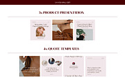 Small Business Canva Instagram Posts, a Social Media Template by Alice Store (Thumbnail 2 of 8)