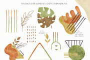 Watercolor Abstract Modern Shapes, an Object Graphic by OrangePeafowlArt (Thumbnail 3 of 13)
