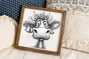 Whimsical Grumpy Christmas Clipart, an Illustration by Libby Wishes (Thumbnail 6 of 7)