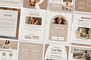 Wellness Coach Ebook Template Beige, a Magazine Template by DigiPax (Thumbnail 3 of 11)