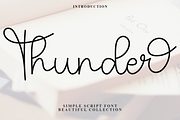 Thunder, a Handwritten Font by FreshTypeINK (Thumbnail 7 of 8)