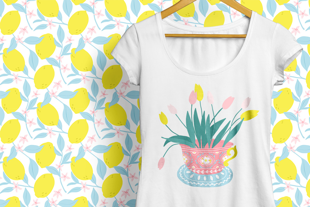 Mother's Day prints and patterns, a Pattern Graphic by Inna Moreva (Photo 9 of 10)