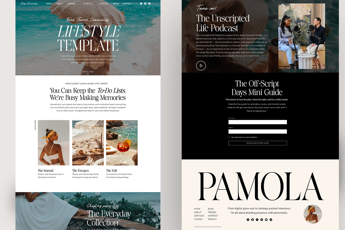 Wix Studio Template | Lifestyle Brands