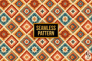 Retro Southwest Seamless Patterns, a Pattern Graphic by Creative Store (Thumbnail 4 of 5)
