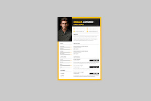 Ronald Graphic Resume Designer