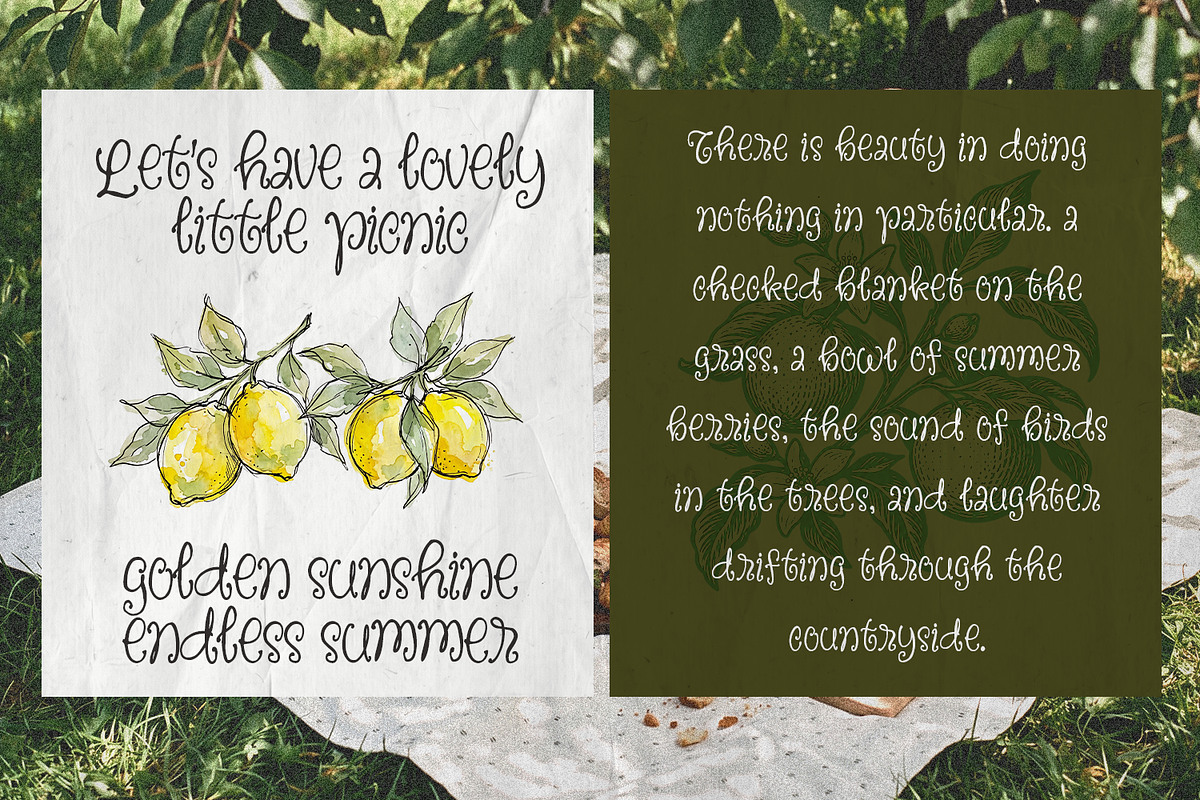 Pricilia – A Whimsical Handdrawn, a Handwritten Font by Portocraft (Photo 3 of 13)