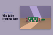 Wine Bottle Mockup Pack, a Cups & Container Mockup by Motion-Box (Thumbnail 11 of 24)