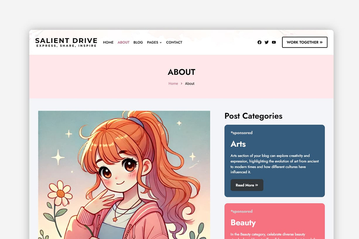 Salient Drive WordPress Theme preview 2