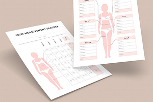 Body Measurement Fitness Planner