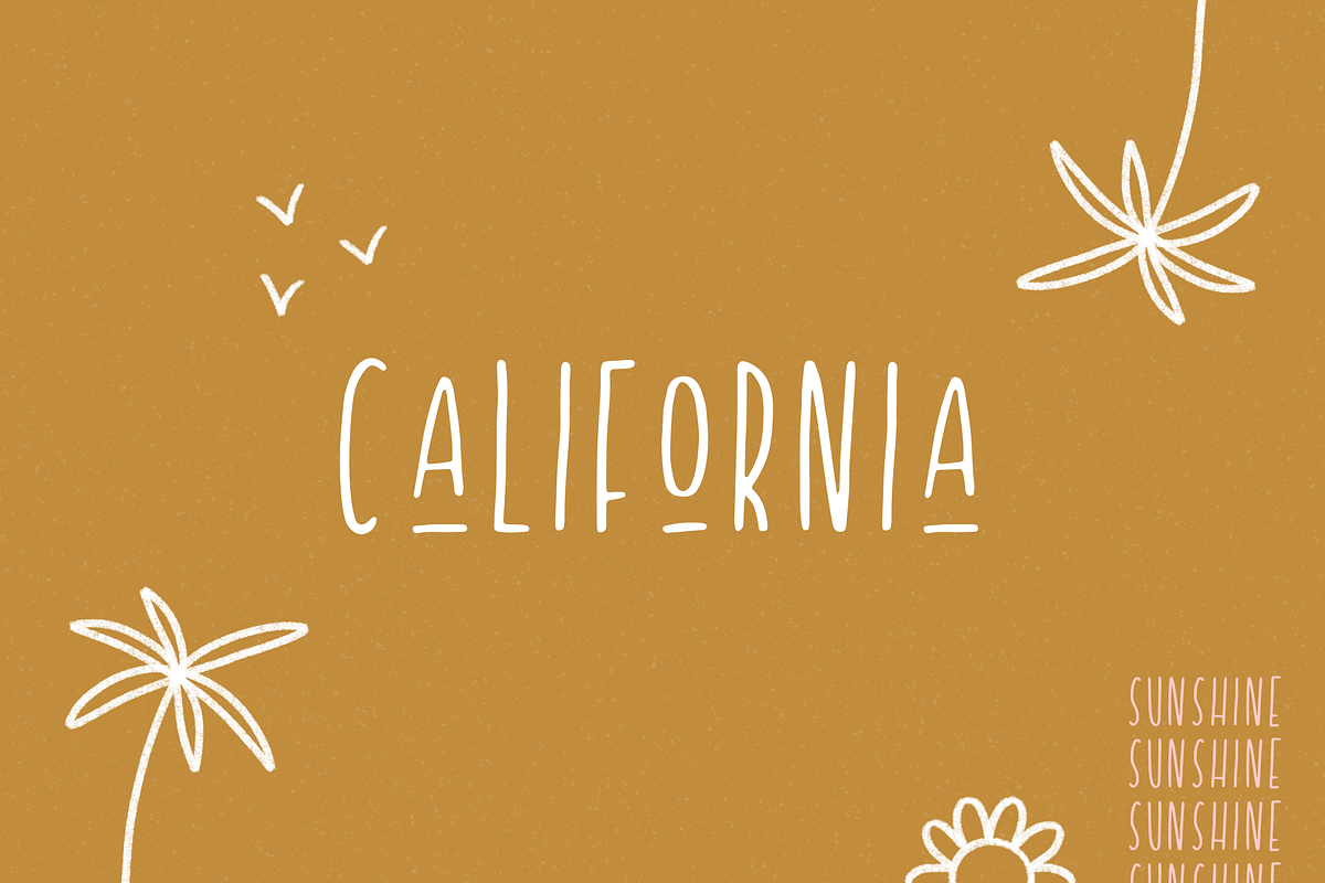 Sunflower - Skinny Sans Serif Font preview 3
